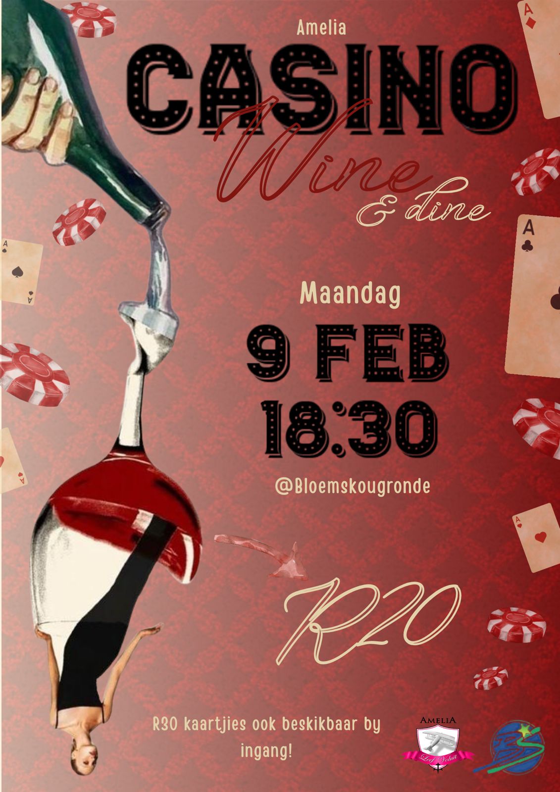 MAANDAG – WINE AND DINE